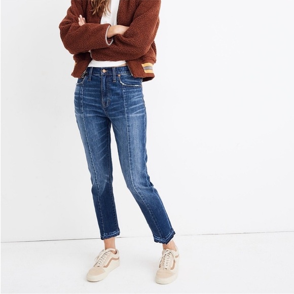 Madewell The High-Rise Slim Boyjean: Seamed Edition High Rise Size 28 - Picture 1 of 14